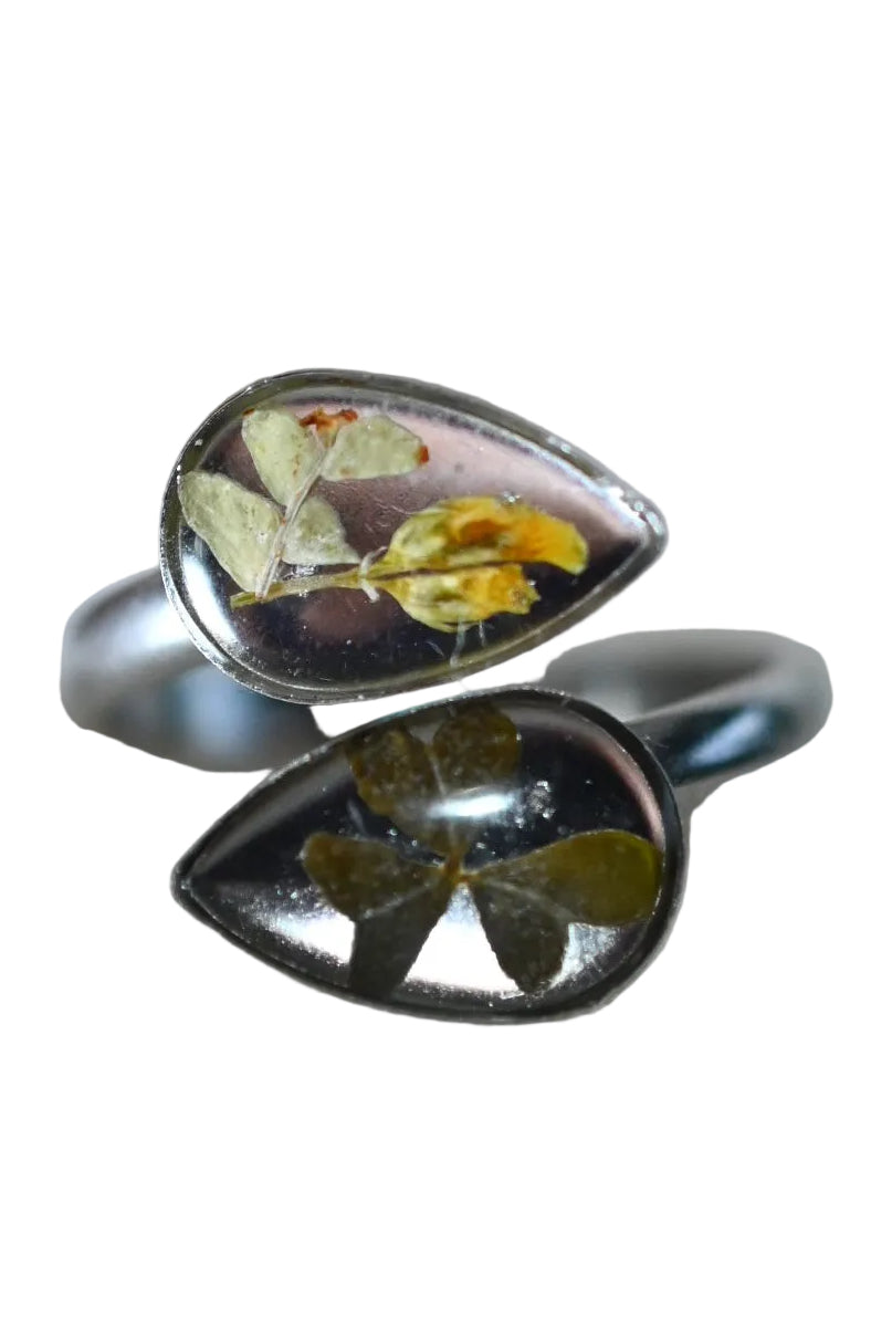 Silver Wildflower Ring