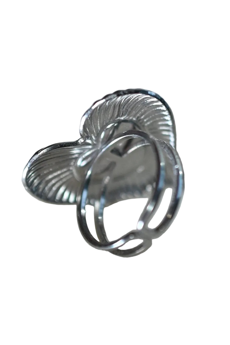 Silver Heart Ring