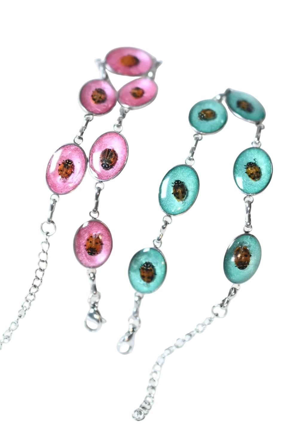 Ladybug Bracelet Set