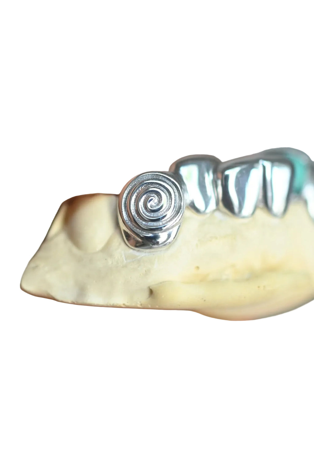 Swirl + Blue Enamel Grillz