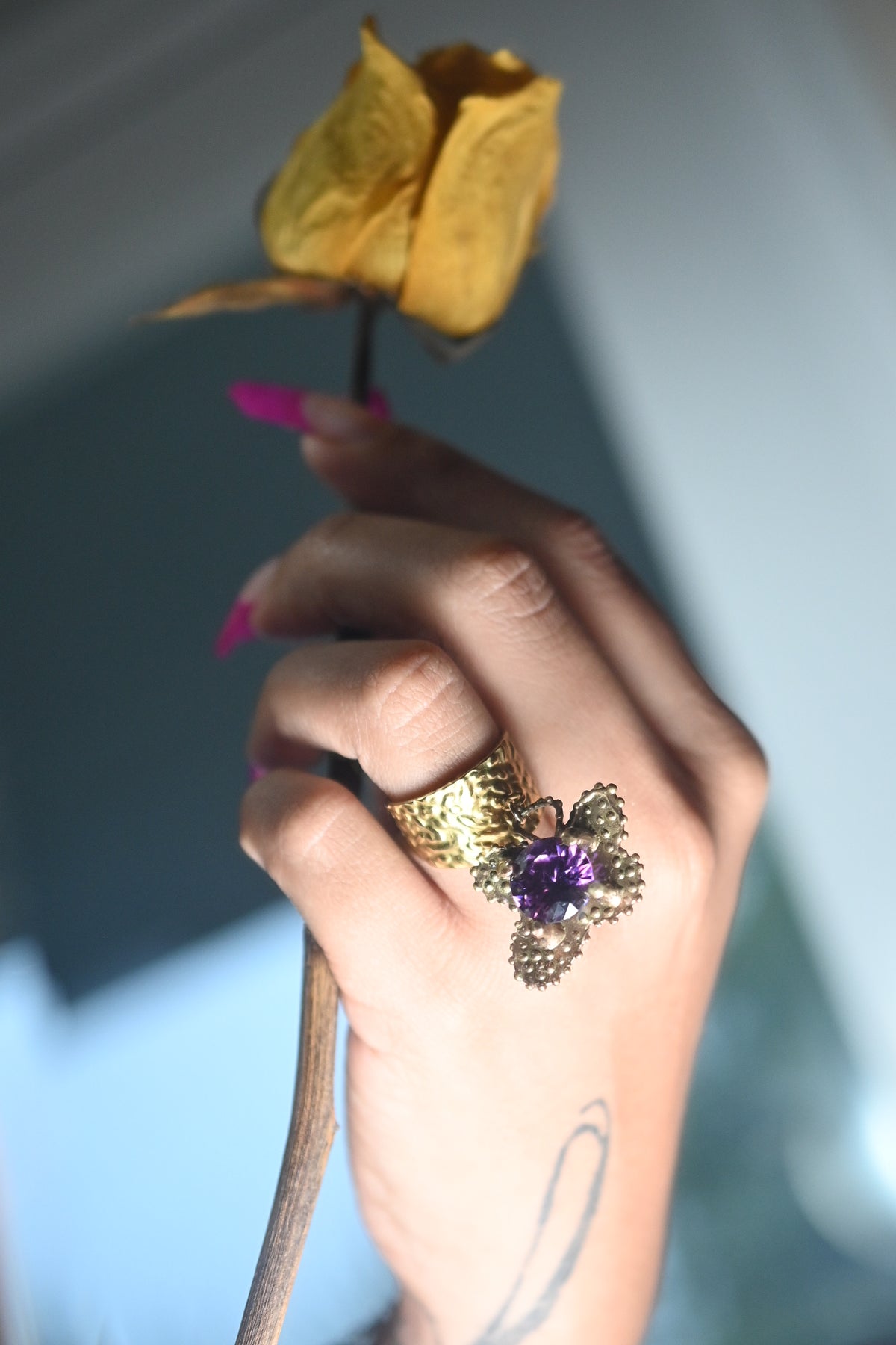 Butterfly Dangle Ring