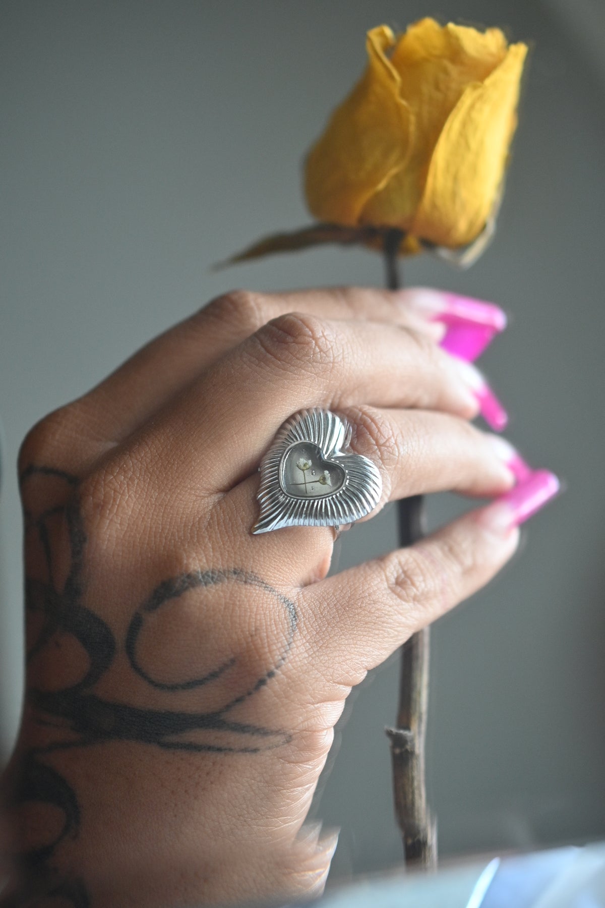 Silver Heart Ring