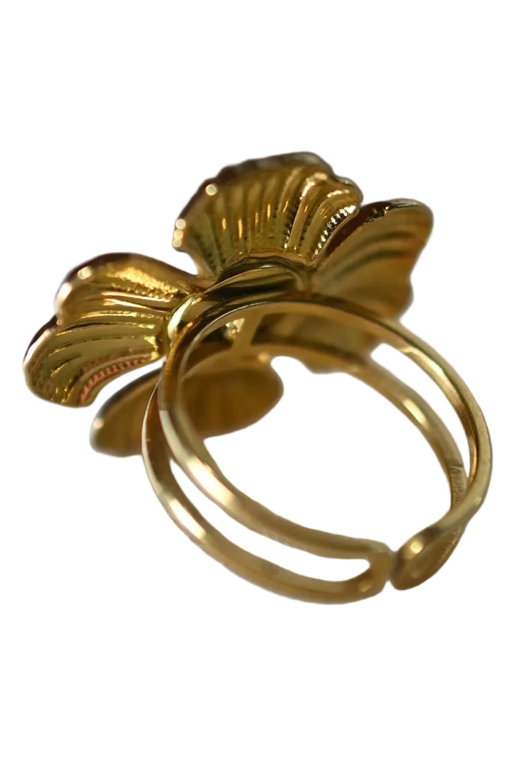 Gold Wildflower Ring