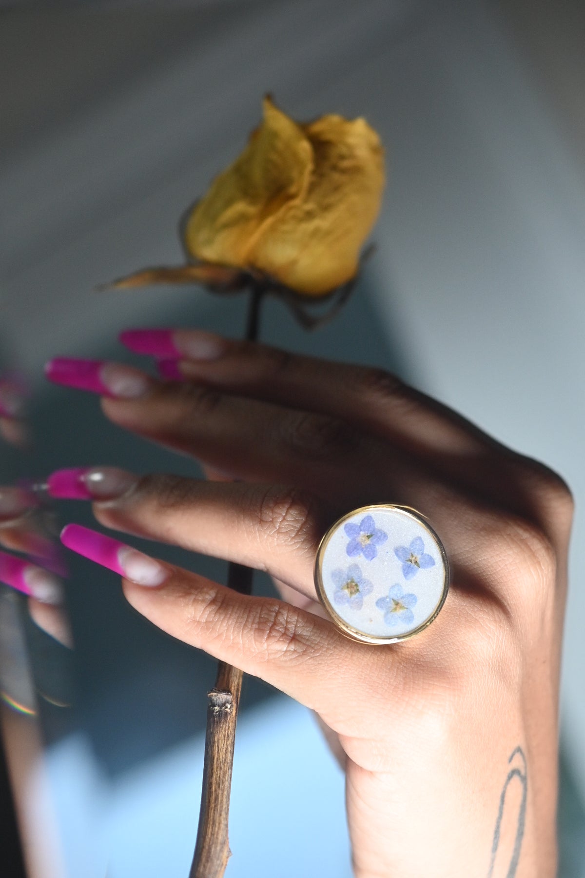 Gold Flower Ring
