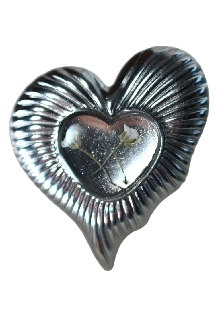 Silver Heart Ring