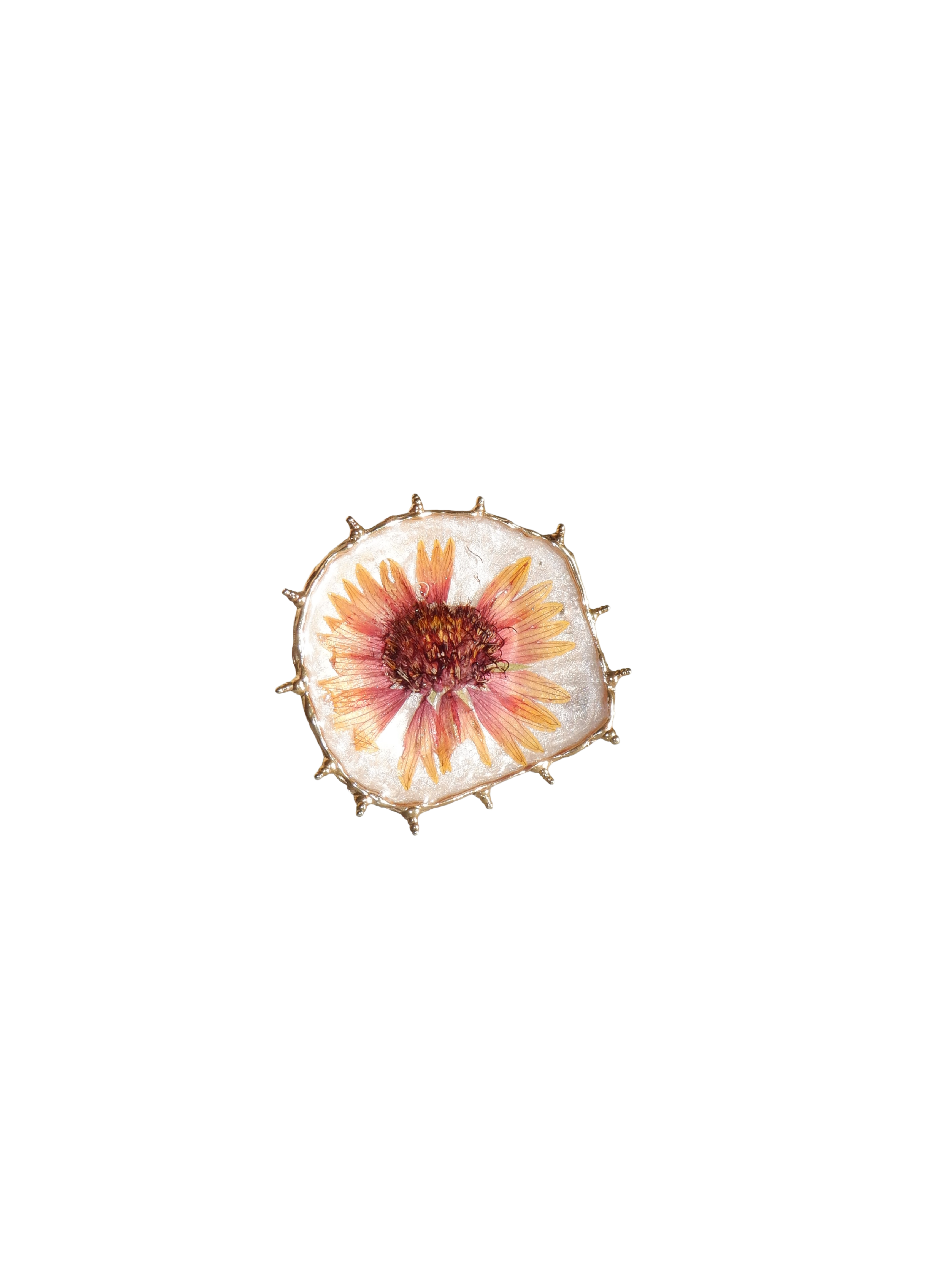 001 Flower Shield Ring