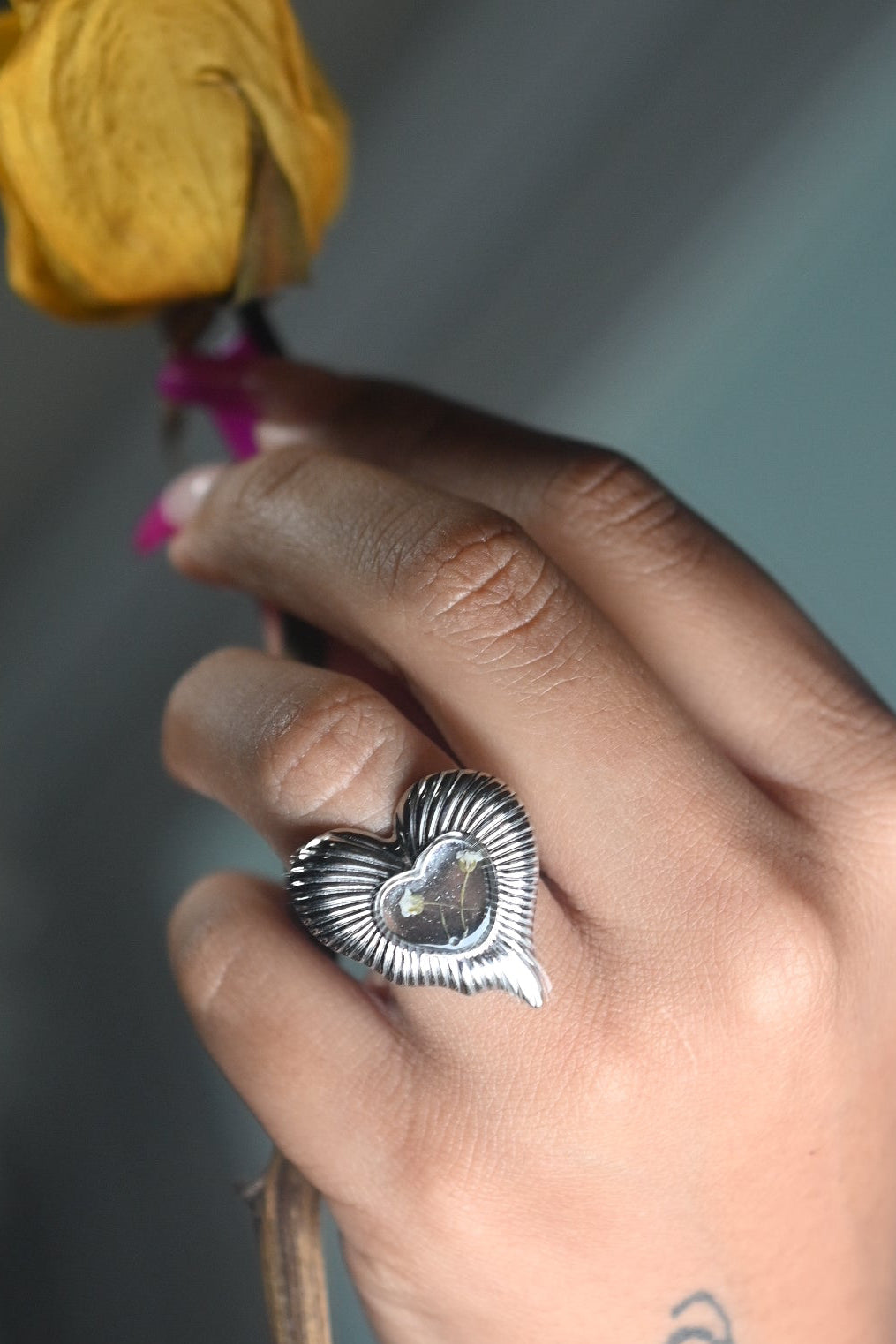 Silver Heart Ring