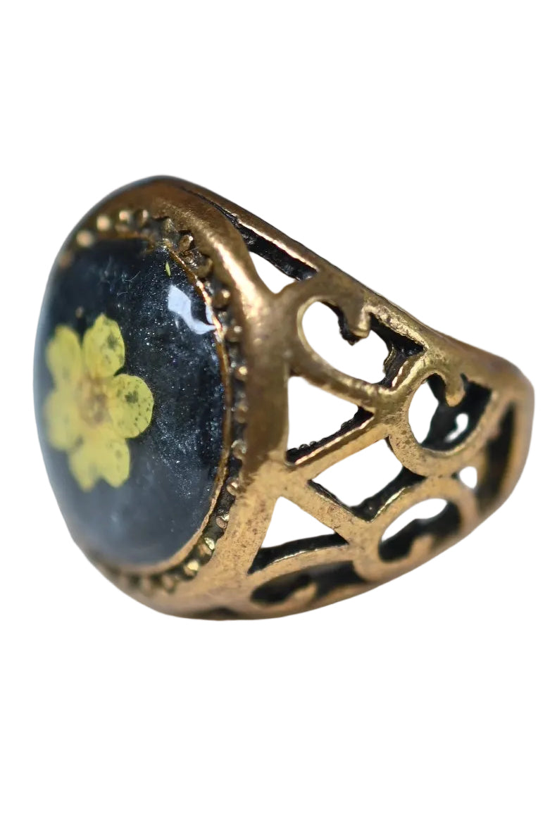 Signet Flower Ring