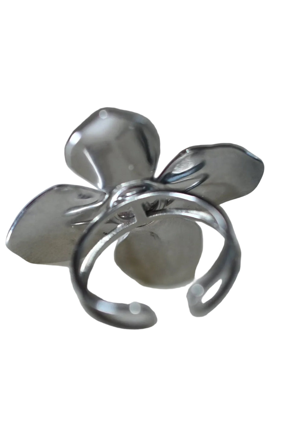 Silver Wildflower Ring
