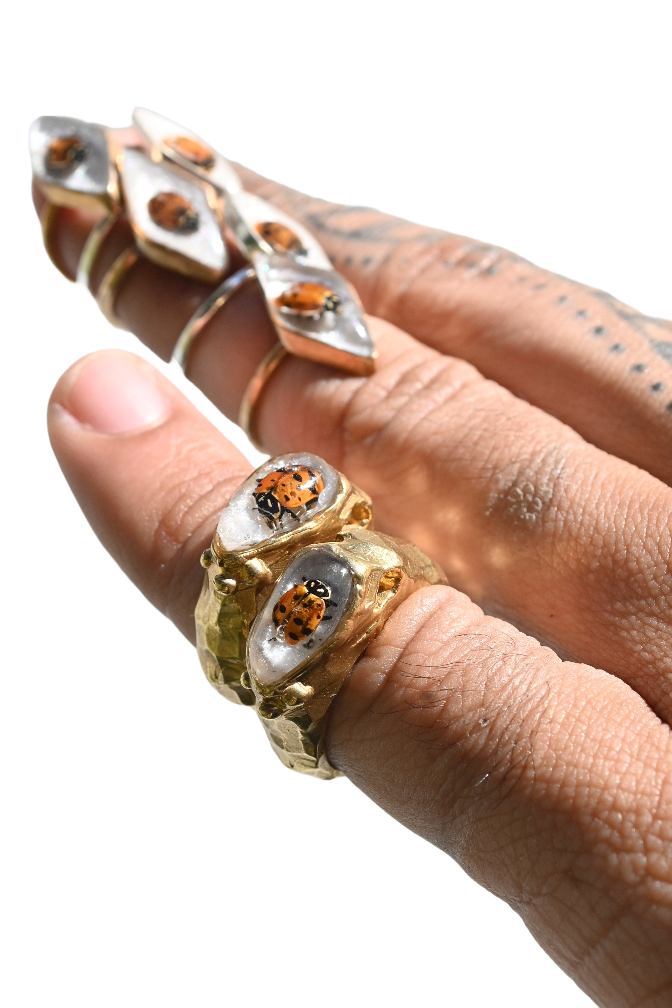 Ladybug Signet Ring