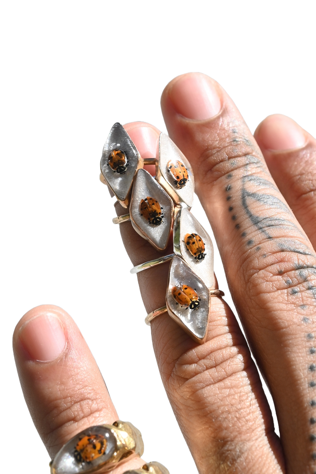 Ladybug Diamond Ring