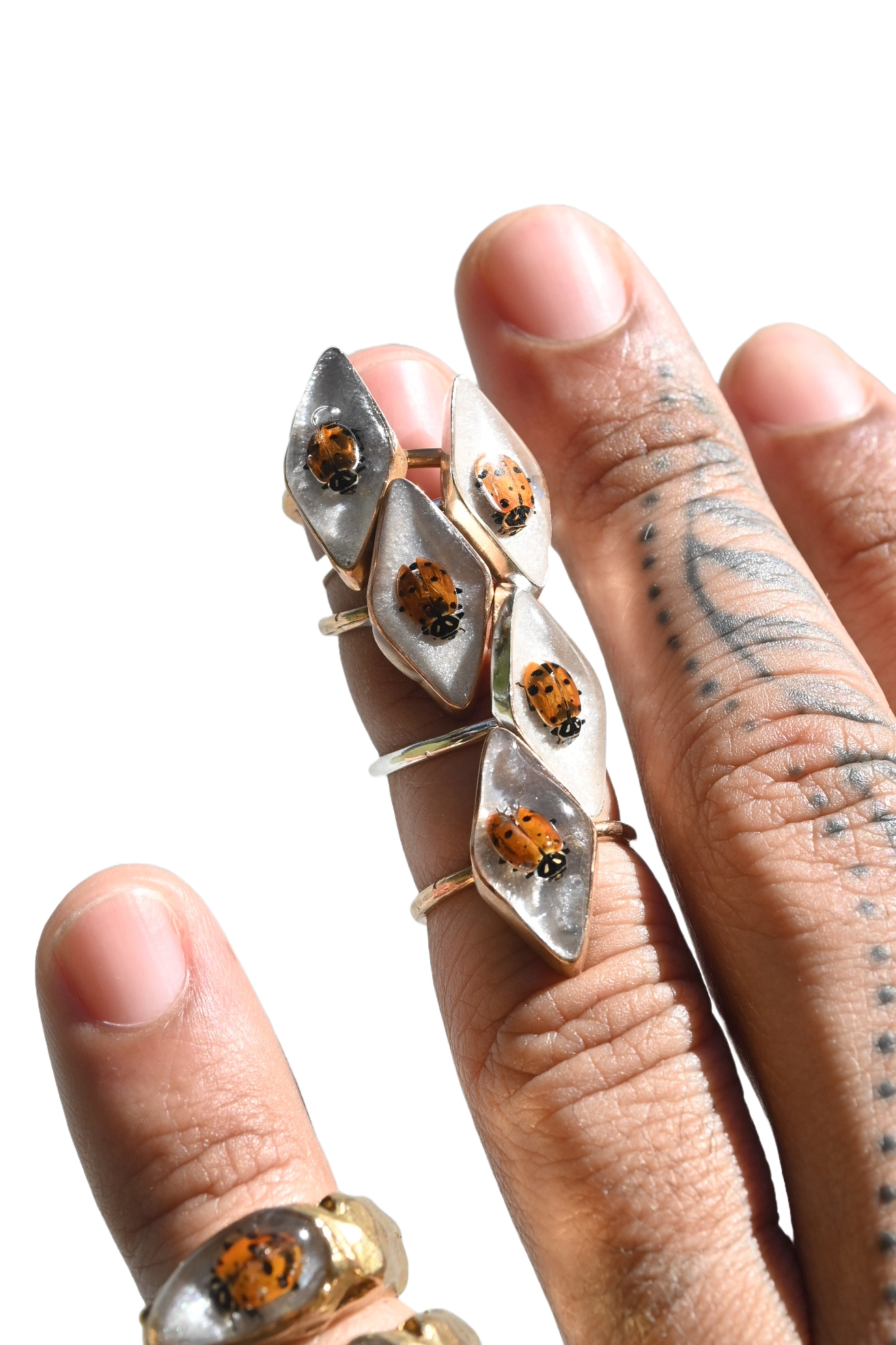 Ladybug Diamond Ring