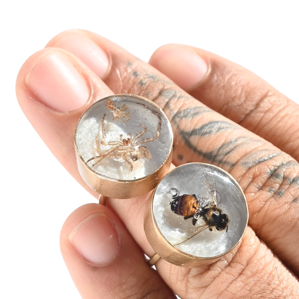 Lyreleaf Bug Ring