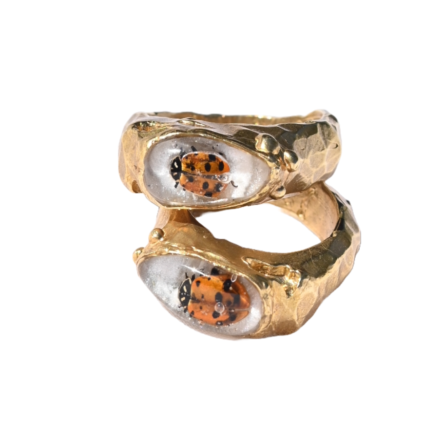 Ladybug Signet Ring