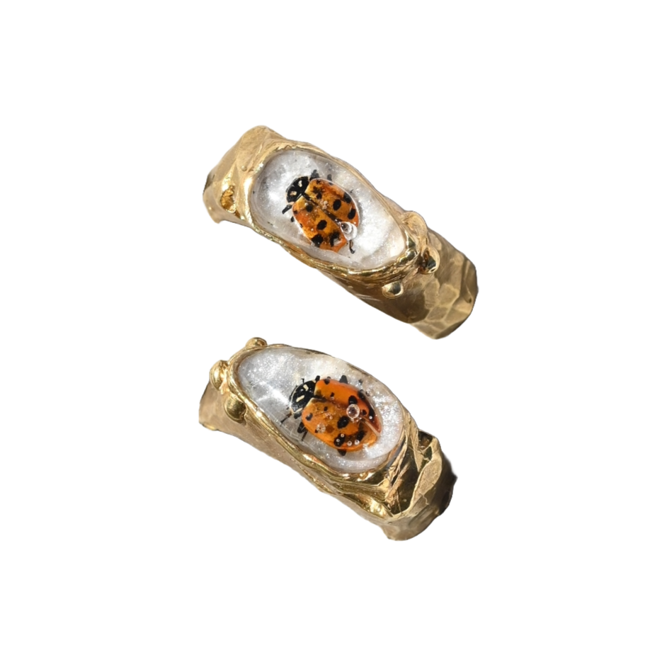 Ladybug Signet Ring