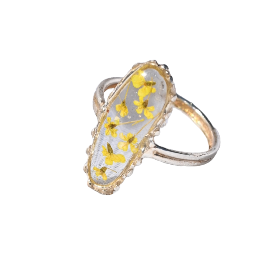 Carrot Flower Medi Ring