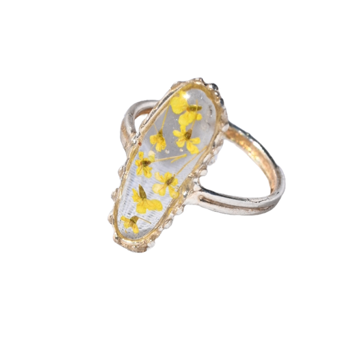 Carrot Flower Medi Ring