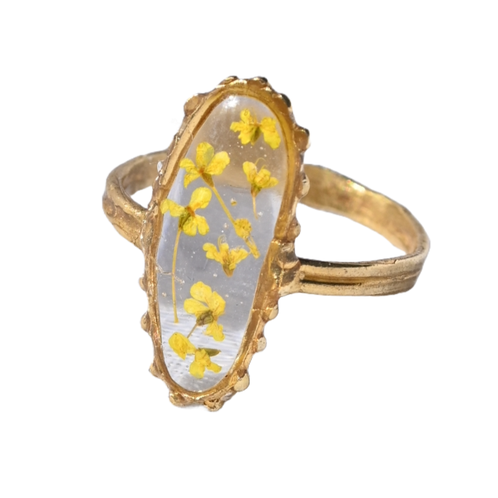 Carrot Flower Medi Ring