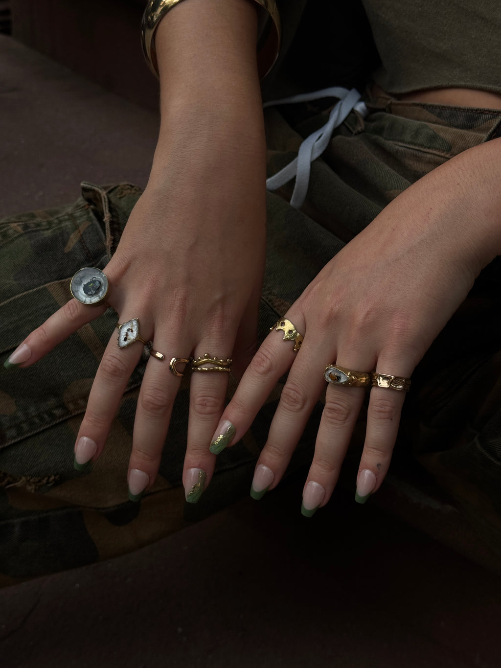 Lyreleaf Bug Ring