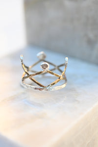 Mixed Metal Crown Ring