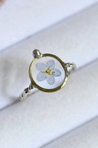 Twisted Dana Forget Me Not Ring